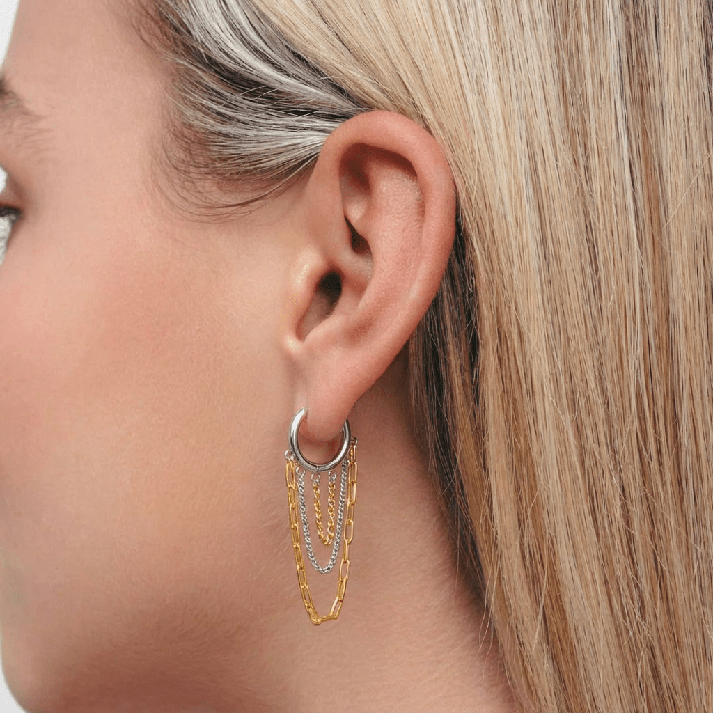 Gold Plated Stainless Steel Earrings – Calyra