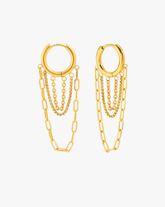 Gold Plated Stainless Steel Earrings – Calyra