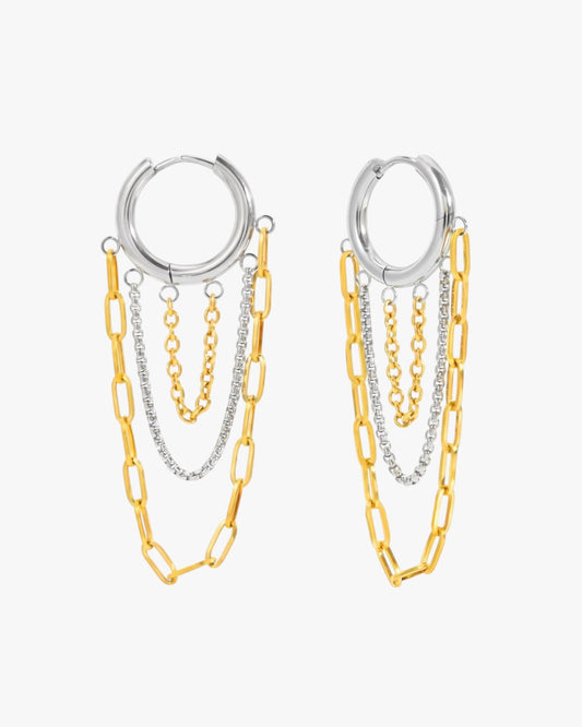 Gold Plated Stainless Steel Earrings – Calyra