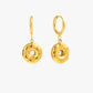 Gold Plated Stainless Steel Earrings – Donut