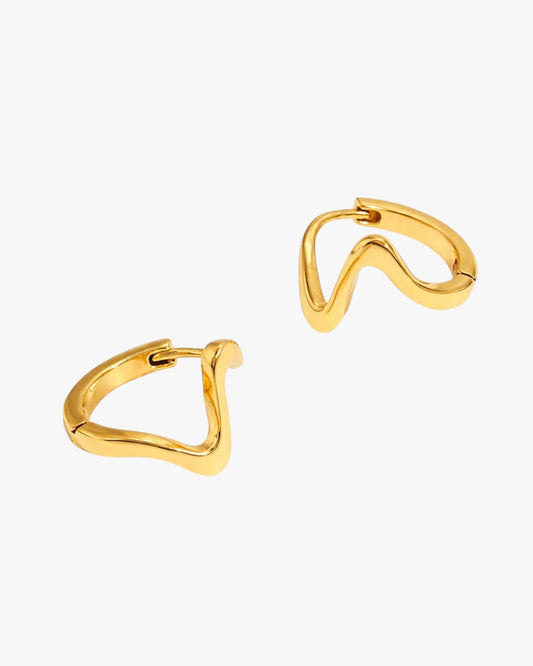 Gold Plated Stainless Steel Earrings – Elaria