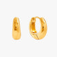 Gold Plated Stainless Steel Earrings in gold– Novira