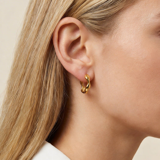 Gold Plated Stainless Steel Earrings – Orvella