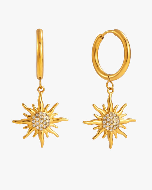 Gold Plated Stainless Steel Earrings – Solenya