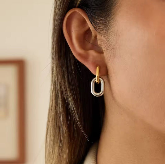 Gold Plated Stainless Steel Earrings – Solviera