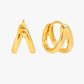 Gold Plated Stainless Steel Earrings – Virelle