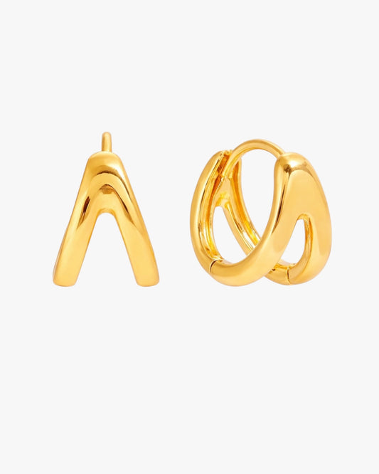 Gold Plated Stainless Steel Earrings – Virelle