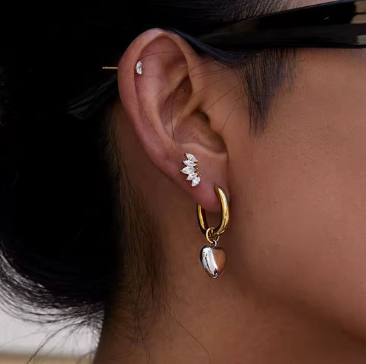 Gold Plated Stainless Steel Earrings – Viretta