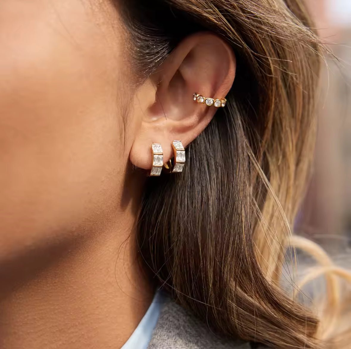 Gold Plated Stainless Steel Earrings – Zarelle