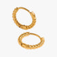 Gold Plated Stainless Steel Hoop Earrings – Virella