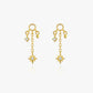 Gold Plated Sterling Silver Celestial Star Chain Earring Charms – Orlienne