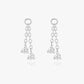Gold Plated Sterling Silver Double Crystal Chain Drop Charms – Aurelisse