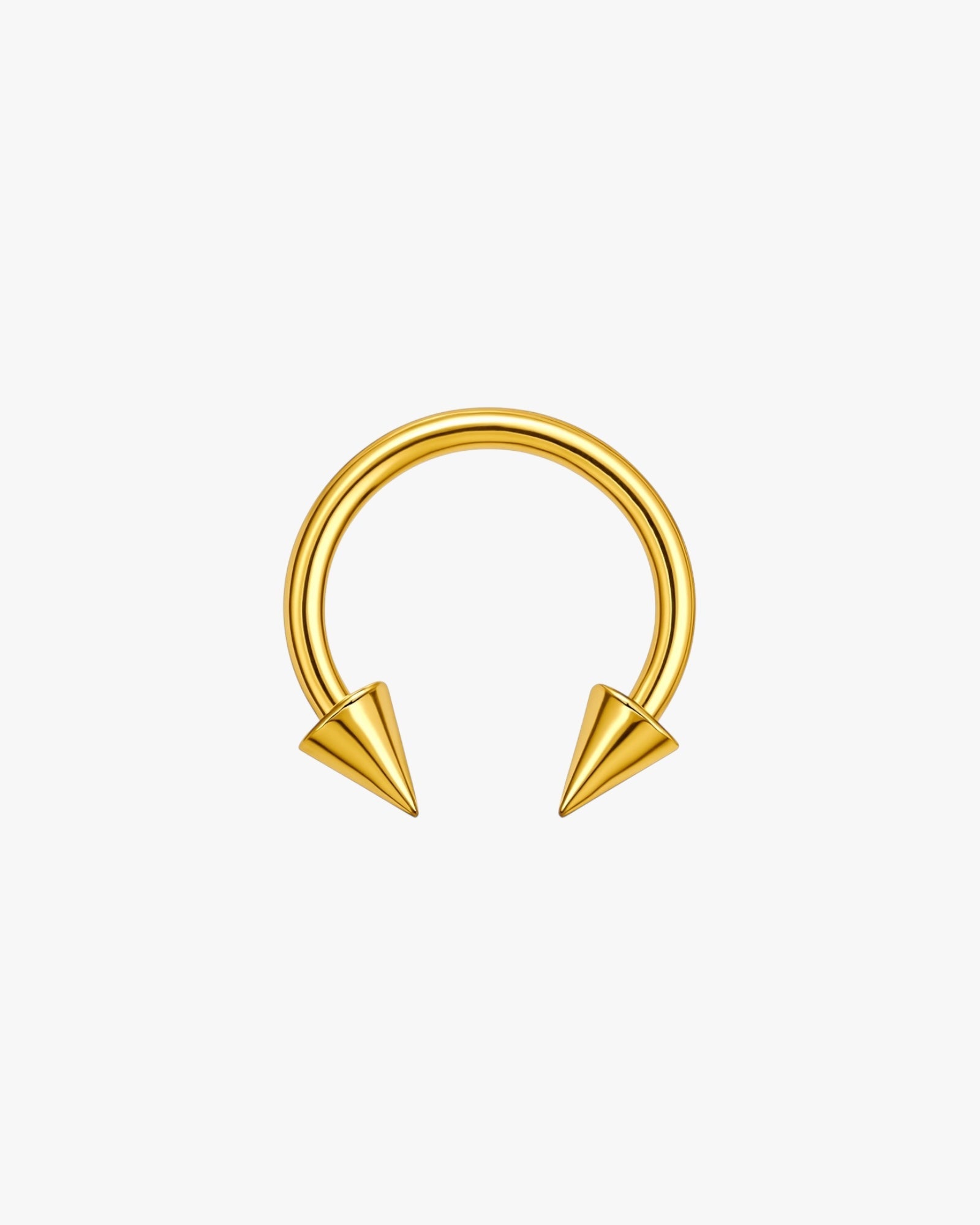 Gold Spike Hoop