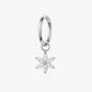 Marquise Crystal Star Charm Titanium Hinged Hoop 16G 6mm – Lucerne