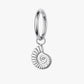 Seashell Charm Titanium Hinged Hoop 16G 6mm – Amalfi