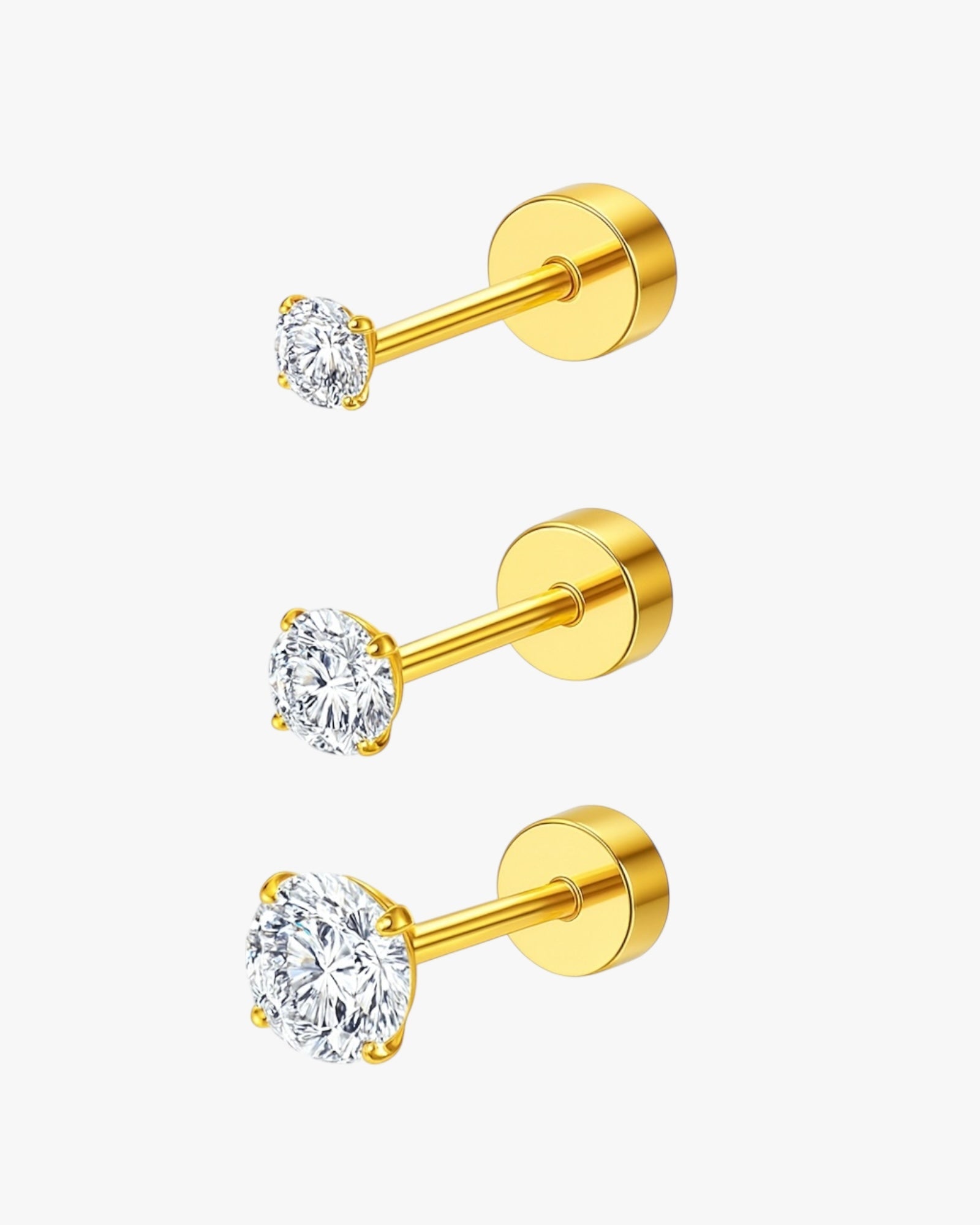 Set of 3 Helsinki Studs