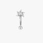 Sun Crystal Titanium Curved Barbell 16G – Astra