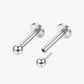 Threadless Ball Studs 2mm