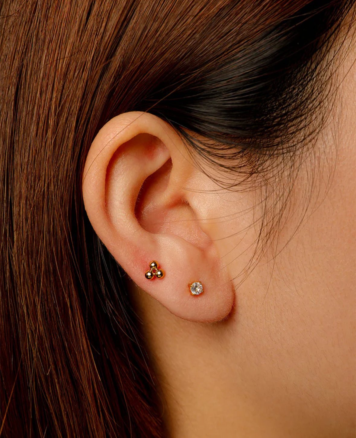 Threadless Pave Studs 3mm