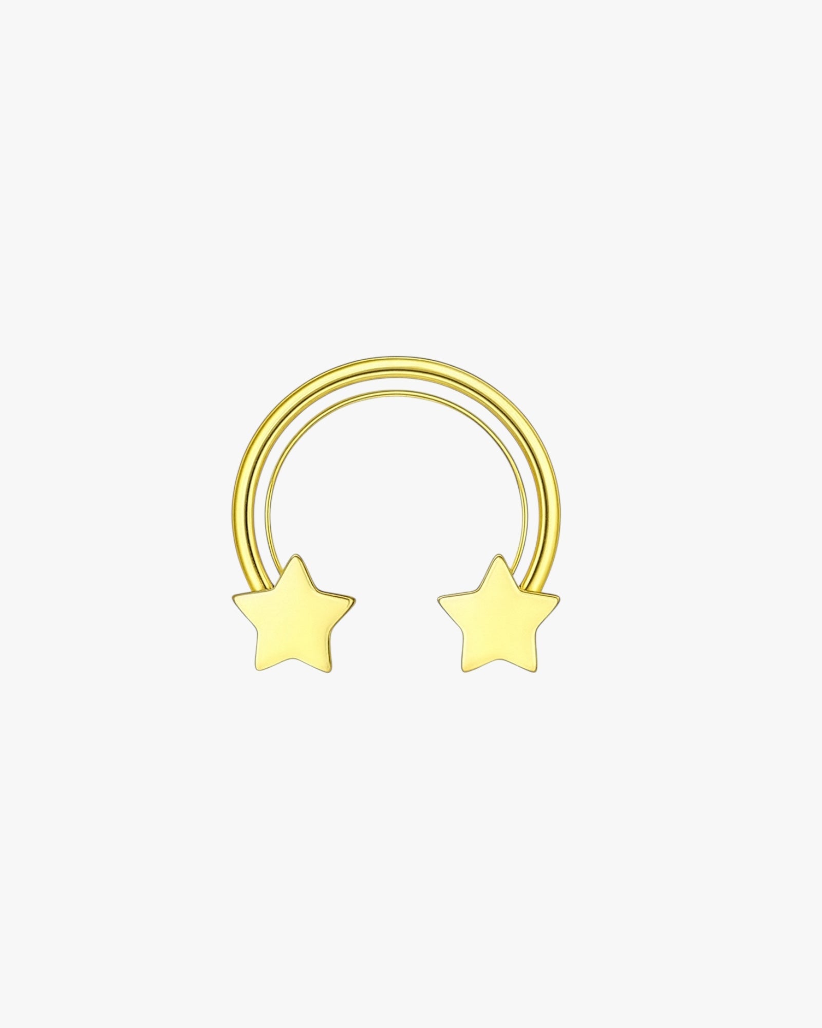 Vita Half Hoop in gold